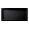 Alfi Brand 24 x 12 Black Matte SS Horizontal Sgl Shelf Bath Shower Niche ABNC2412-BLA - alternate 4